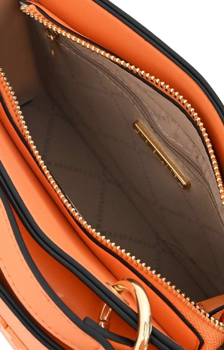 Bevelyn Orange Handbags