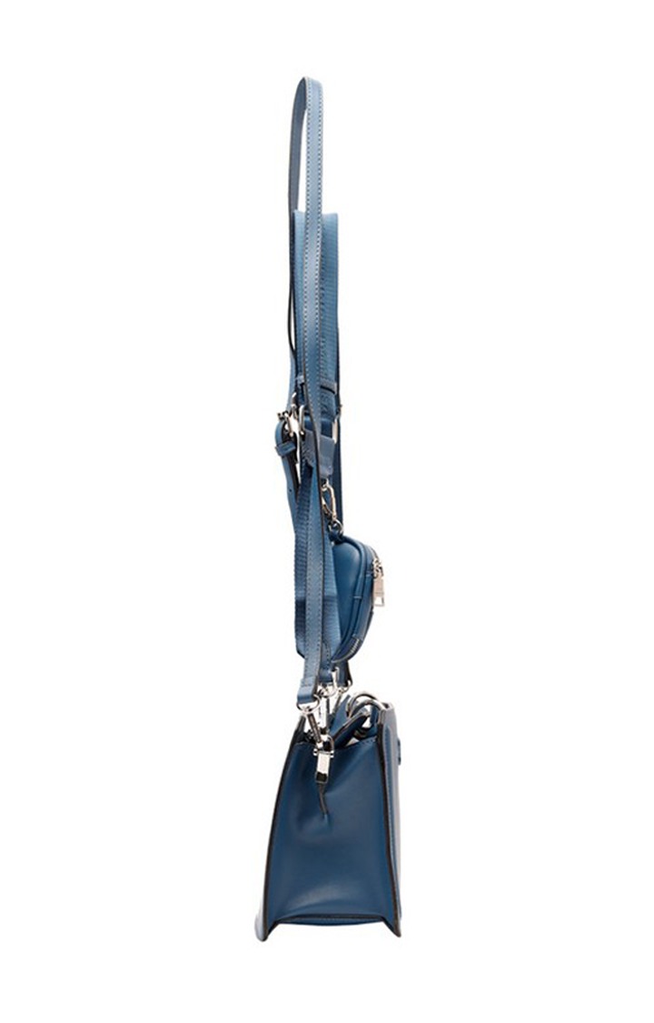 Bevelyn Blue Handbags