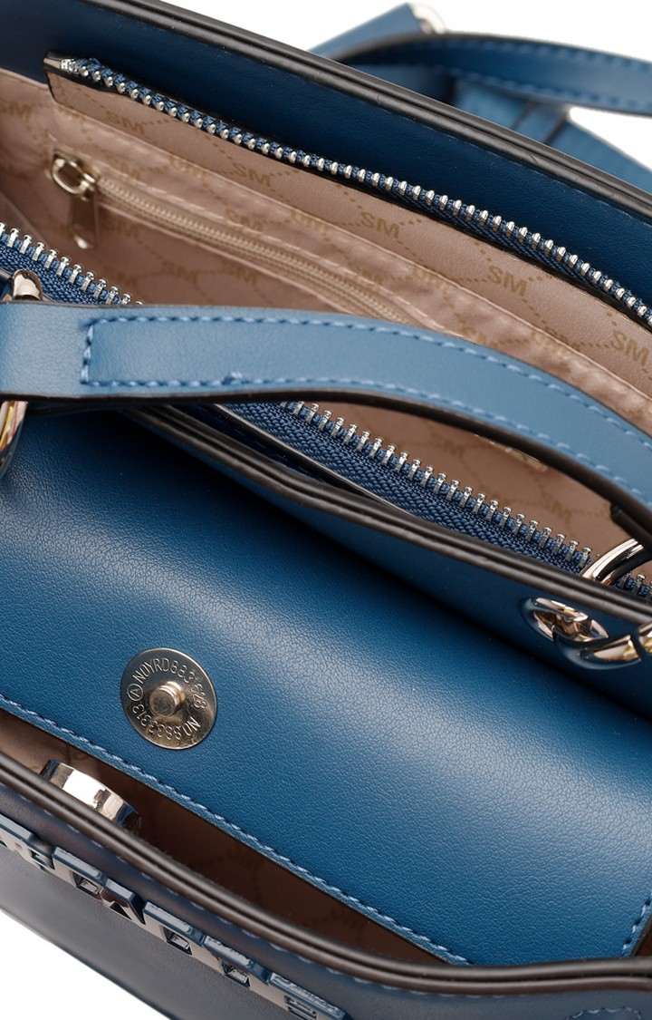 Bevelyn Blue Handbags