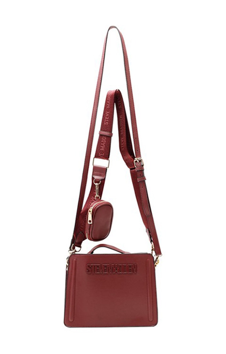 Bevelyn Burgundy Handbags