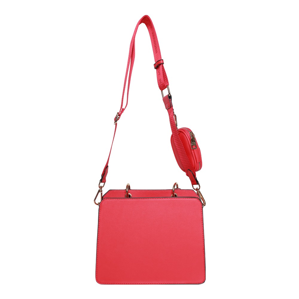 Bevelyn Lipstick Red Satchel