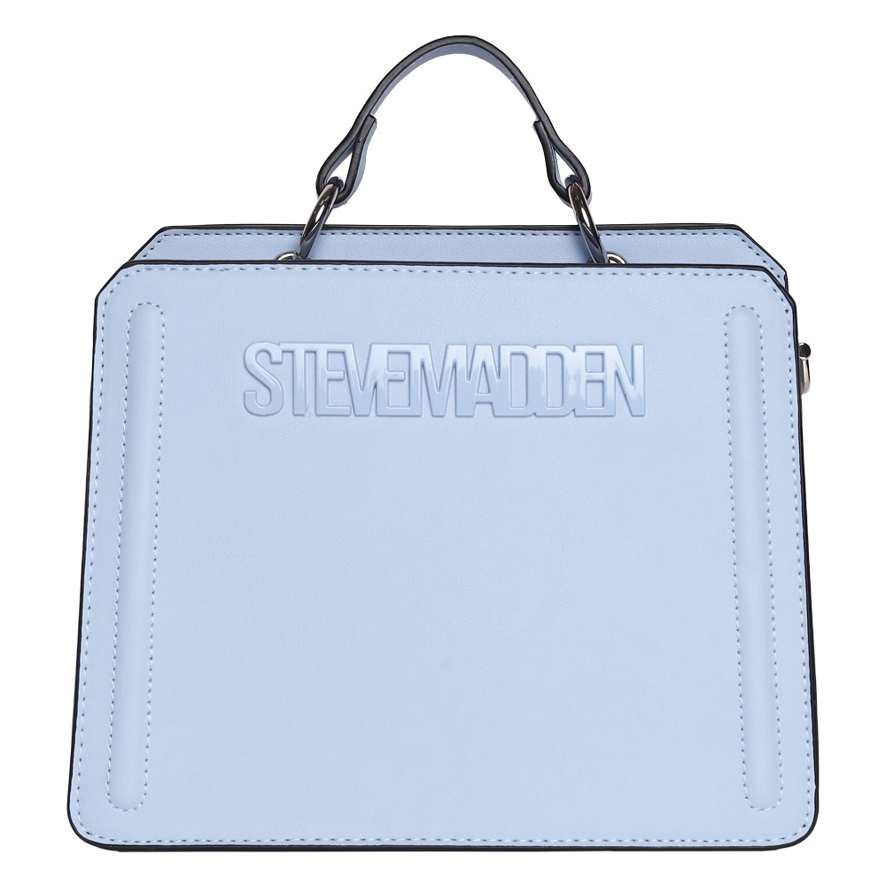Bevelyn Ice Blue Satchel