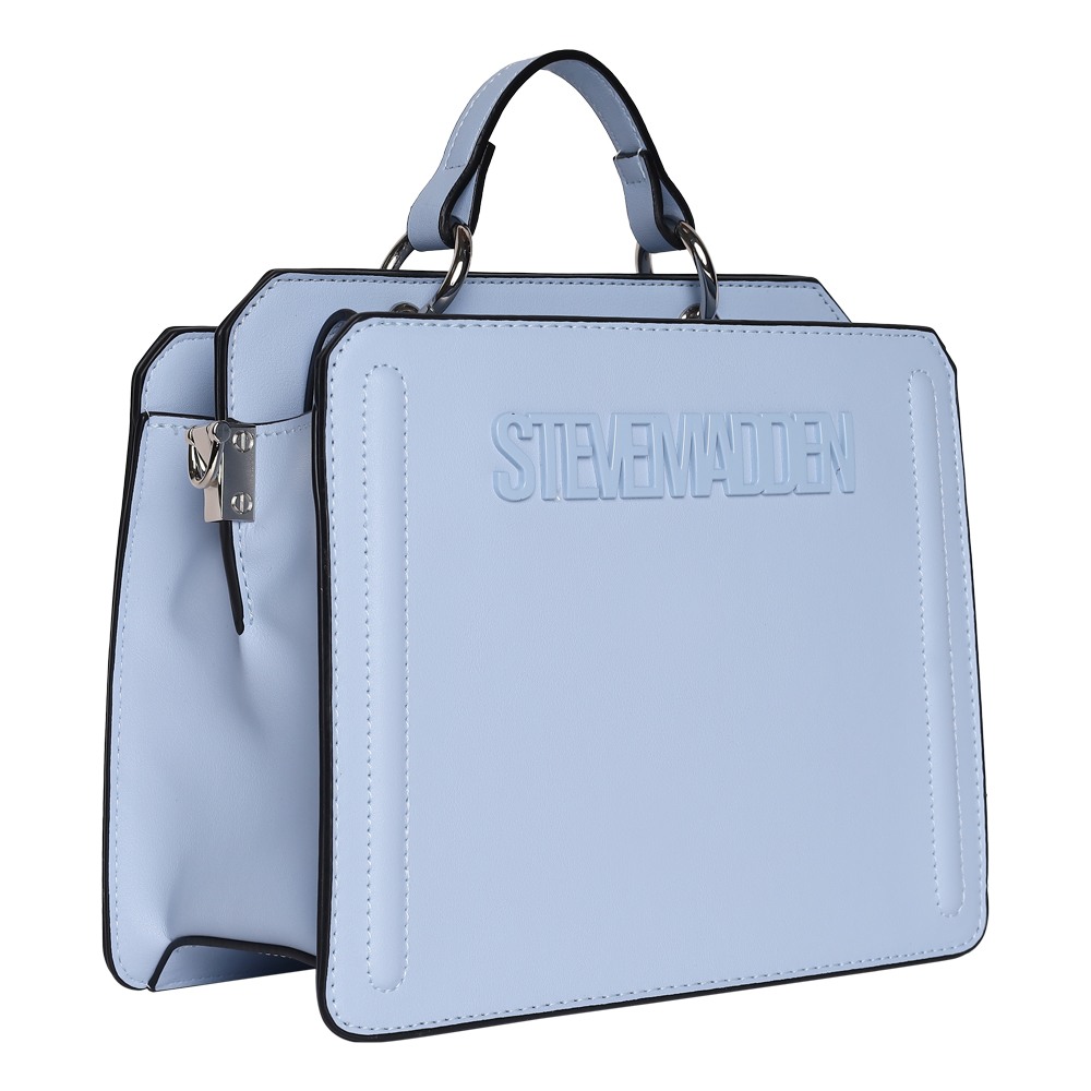 Bevelyn Ice Blue Satchel