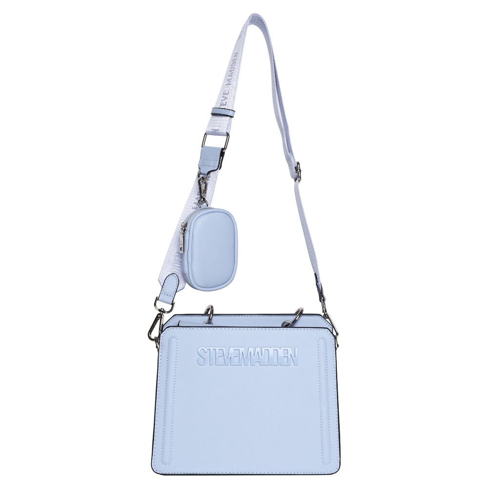 Bevelyn Ice Blue Satchel