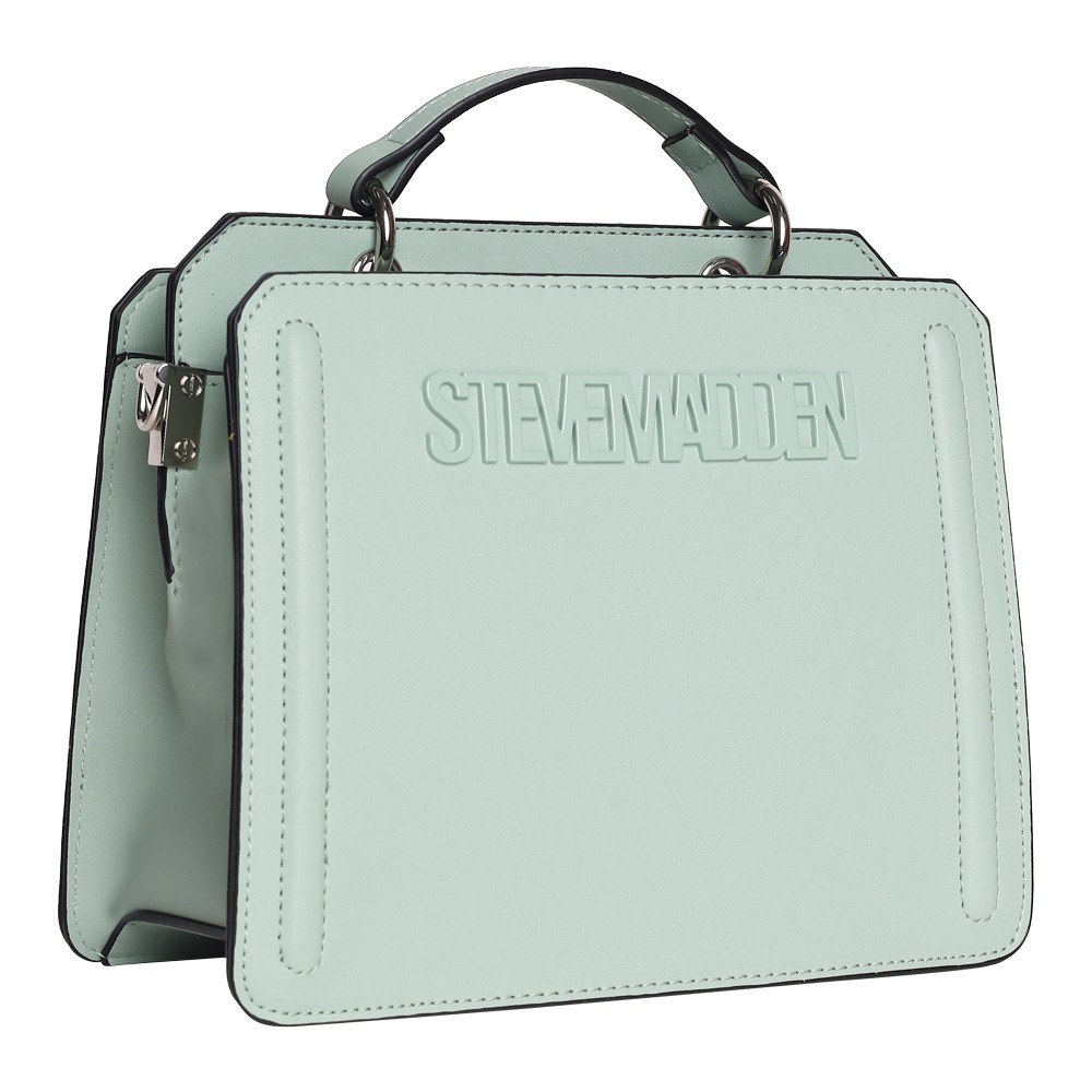 Bevelyn Frosty Green Satchel