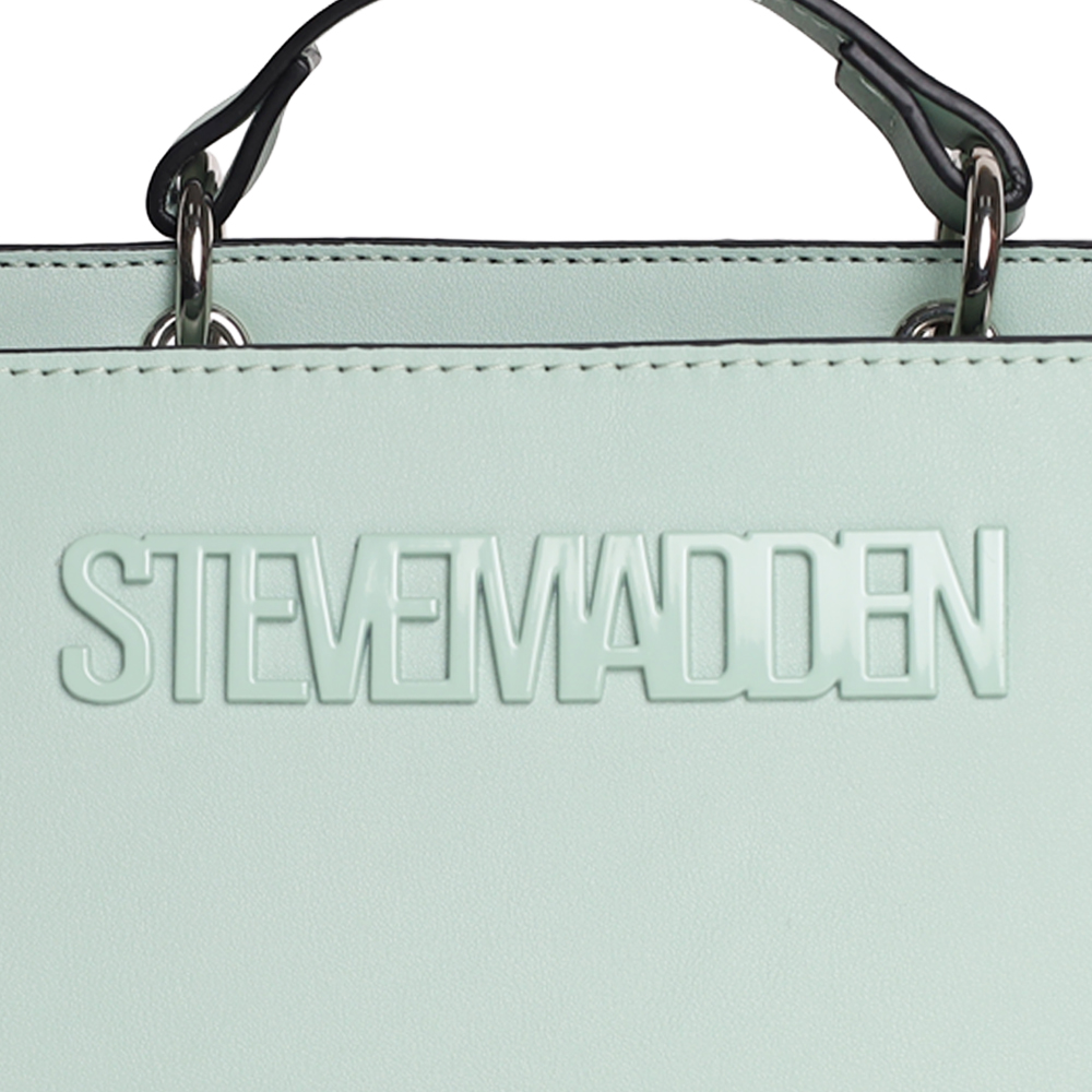 Bevelyn Frosty Green Satchel