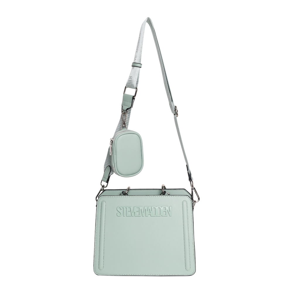 Bevelyn Frosty Green Satchel