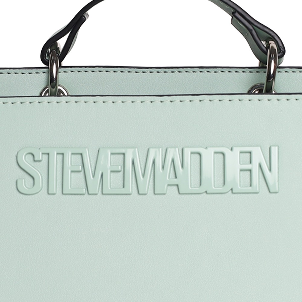 Bevelyn Frosty Green Satchel
