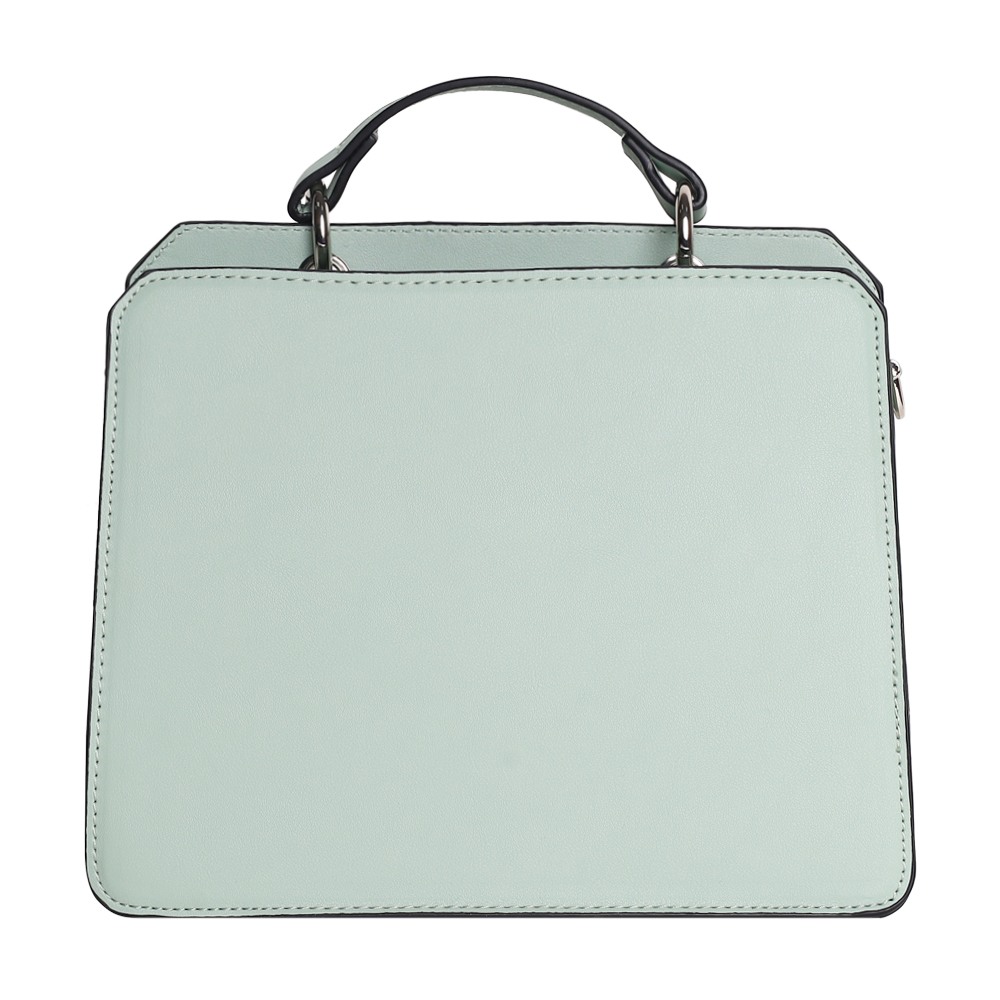 Bevelyn Frosty Green Satchel