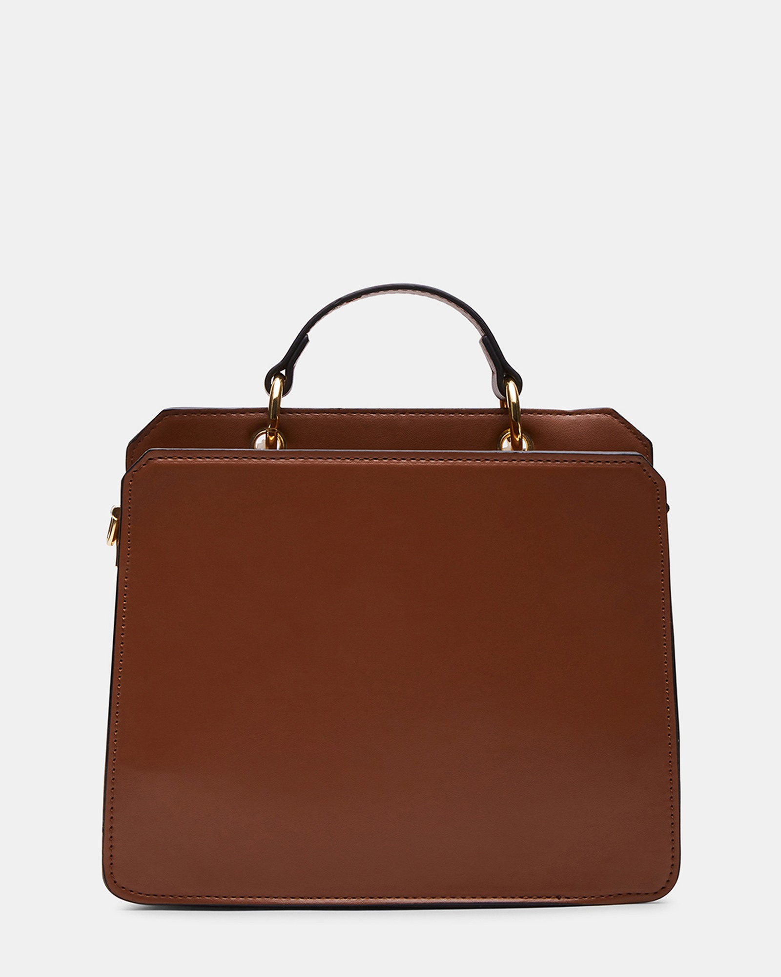 BEVELYN Brown Satchel