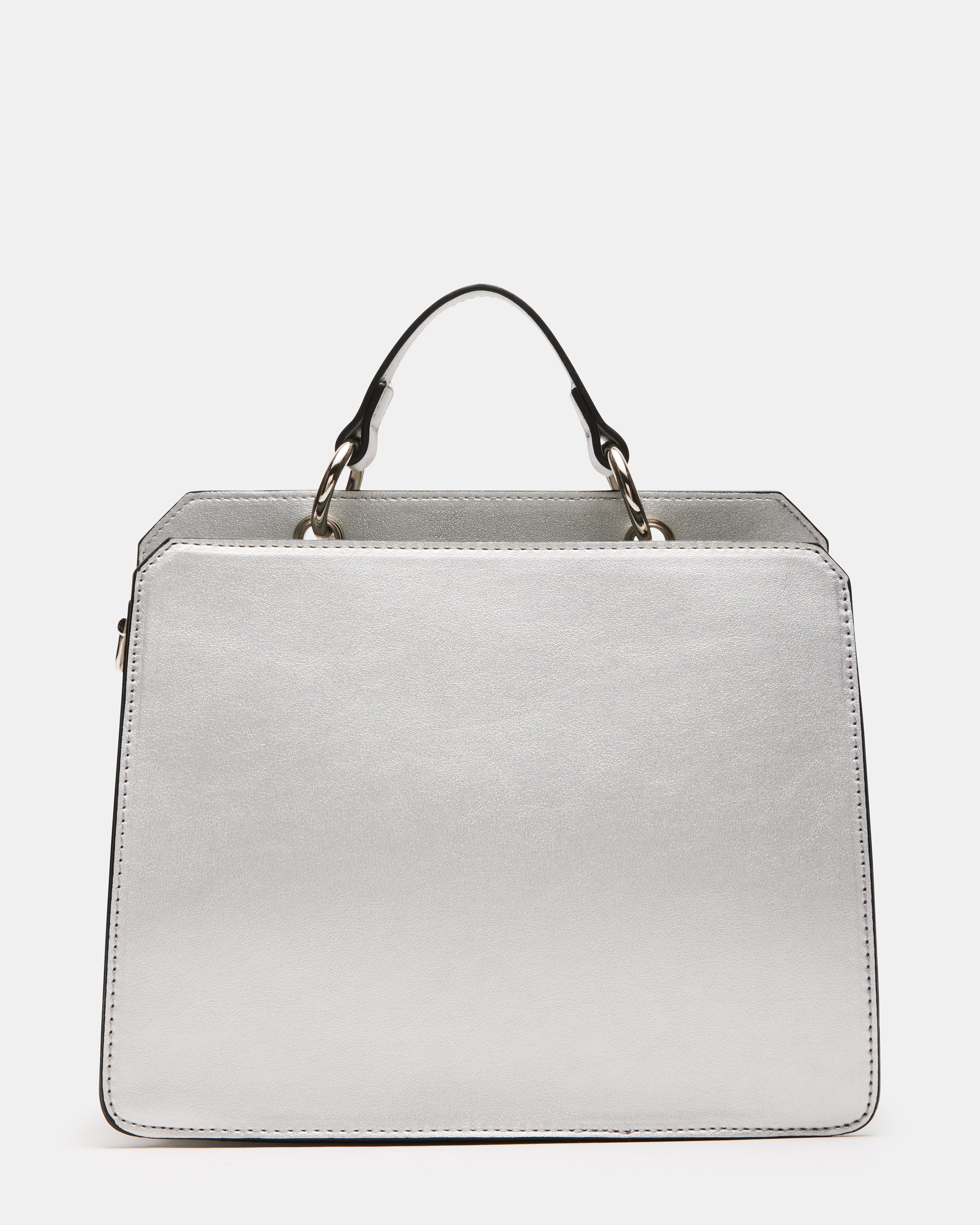BEVELYN Silver Satchel