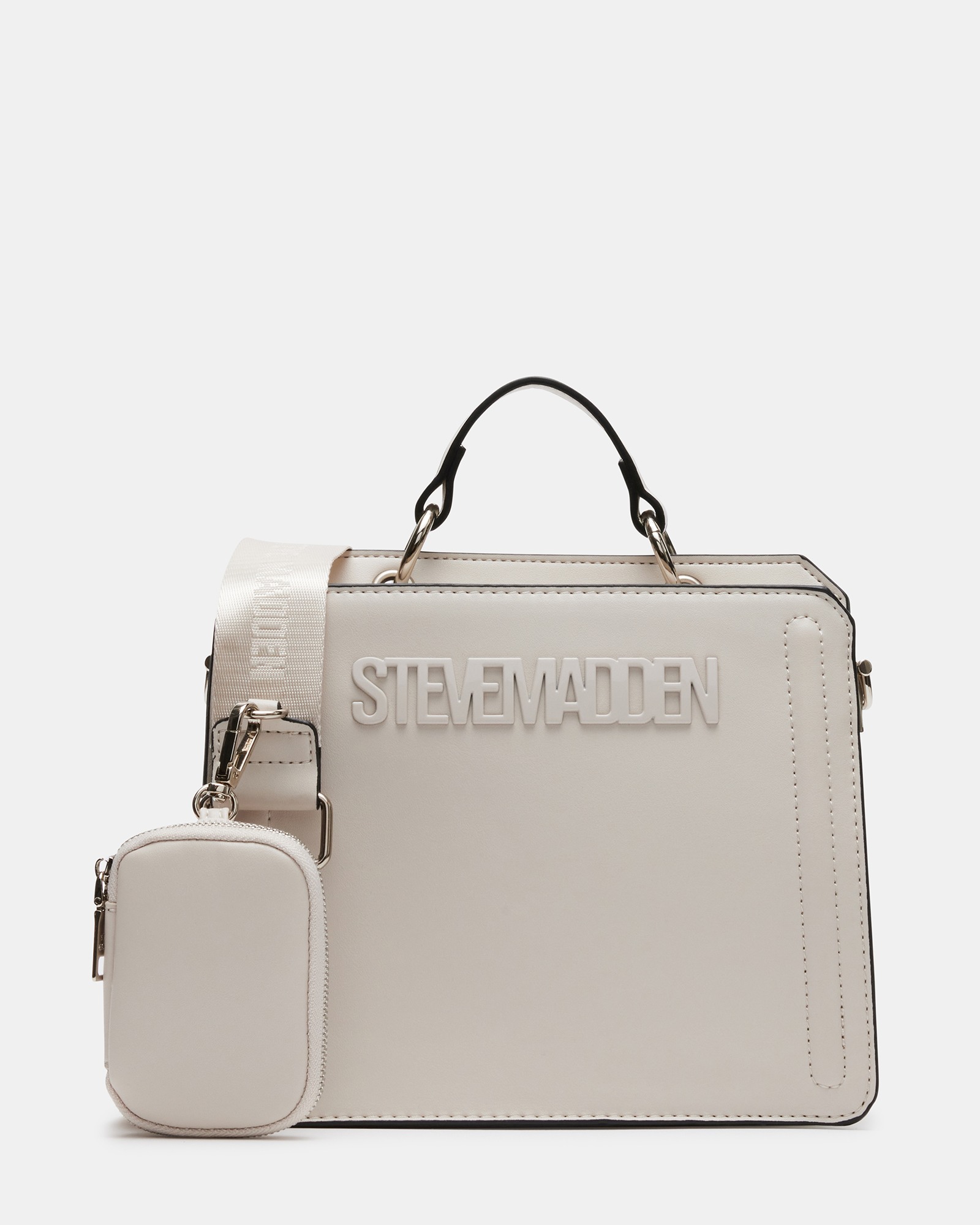BEVELYN Cream Satchel