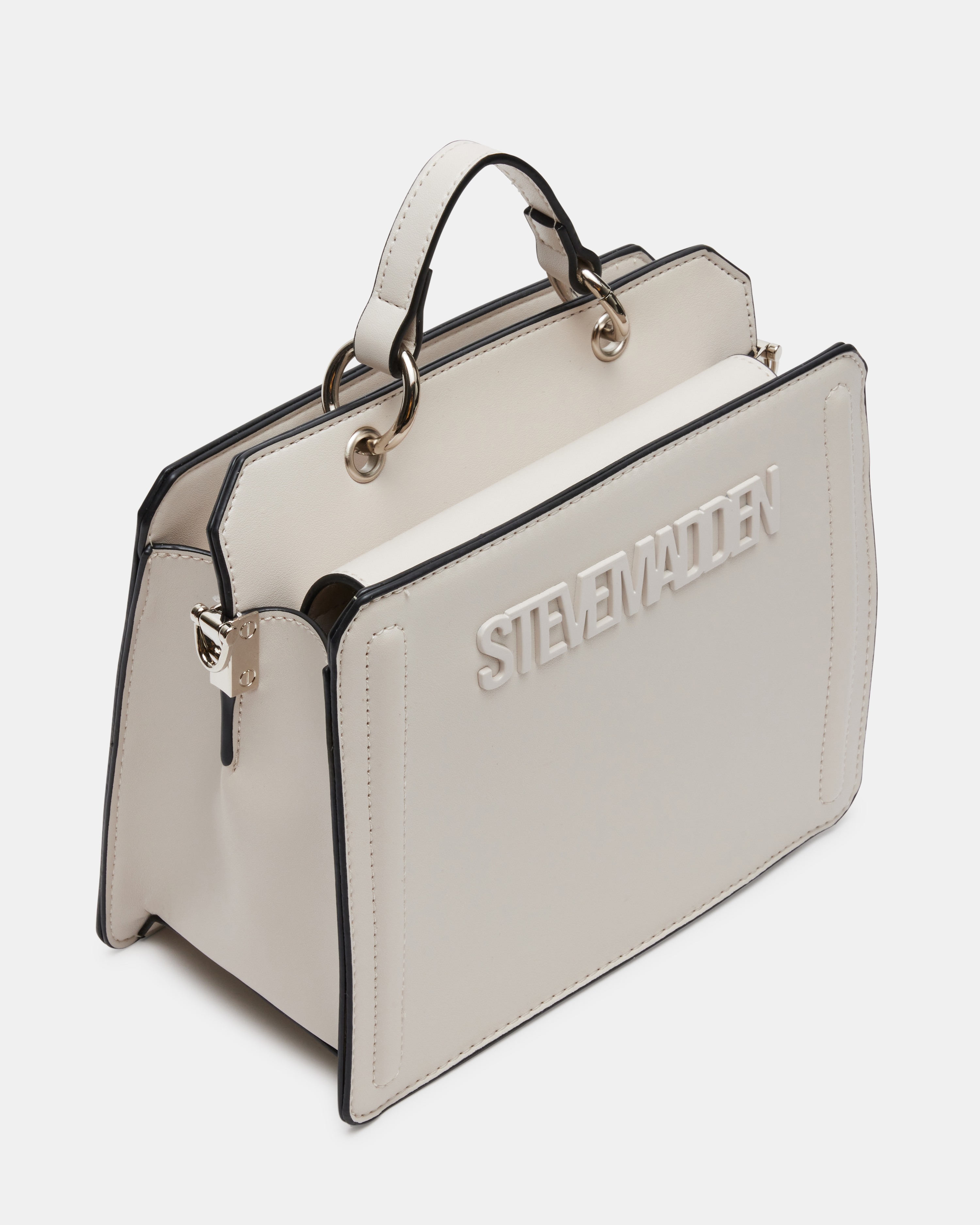 BEVELYN Cream Satchel
