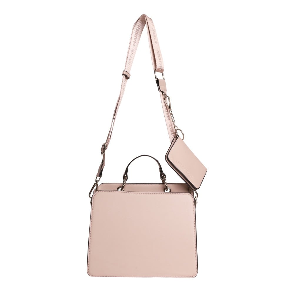 Bevelyn Grey/Pink Satchel