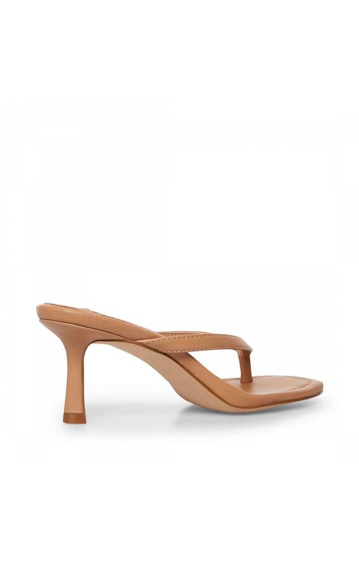 Azure Natural Heel Sandals