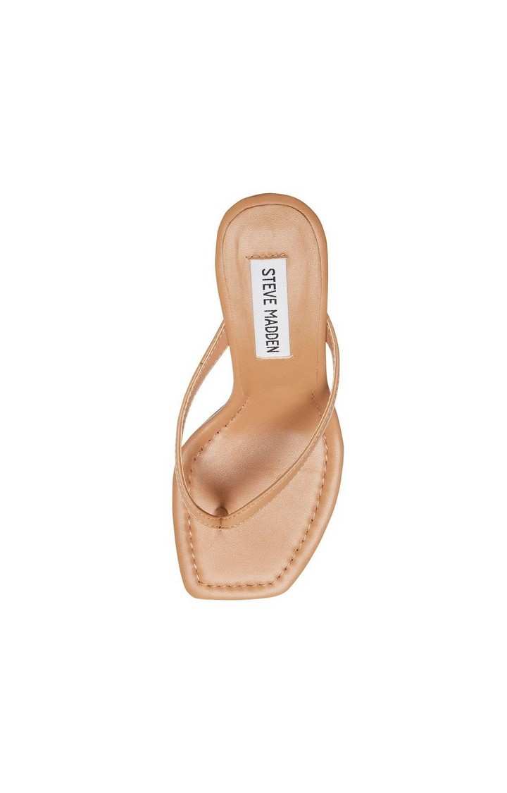 Azure Natural Heel Sandals