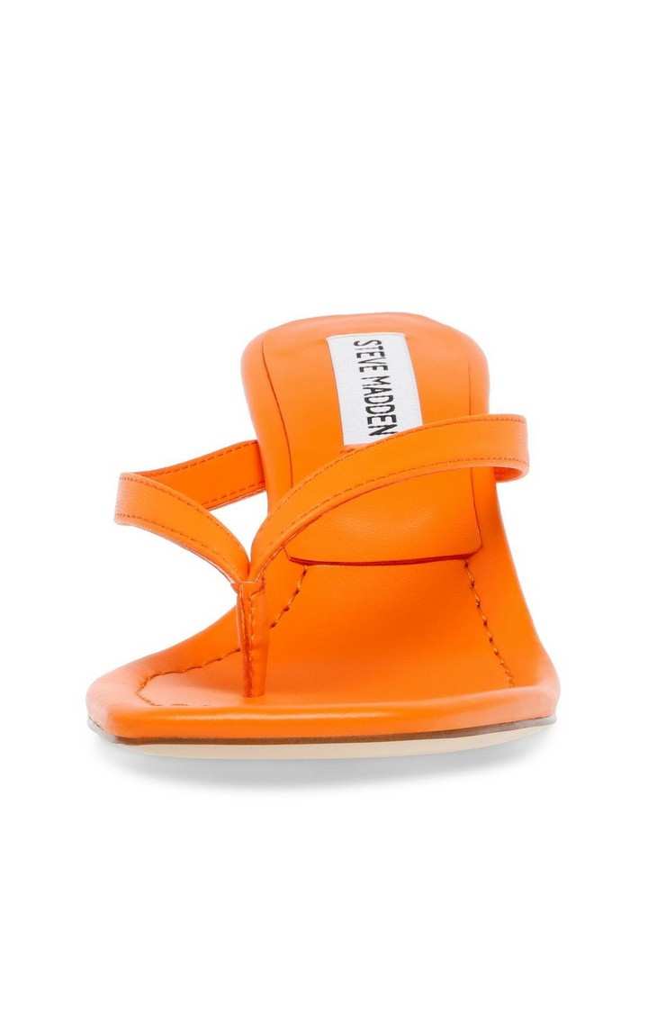 Azure Orange Heel Sandals
