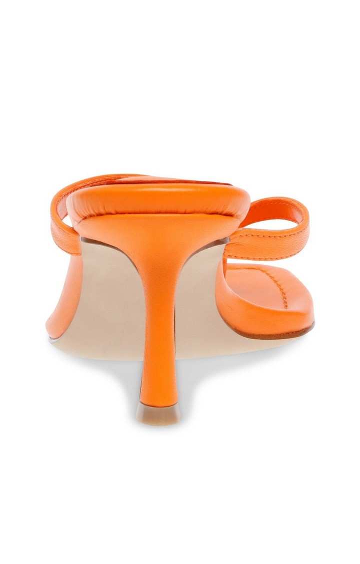 Azure Orange Heel Sandals