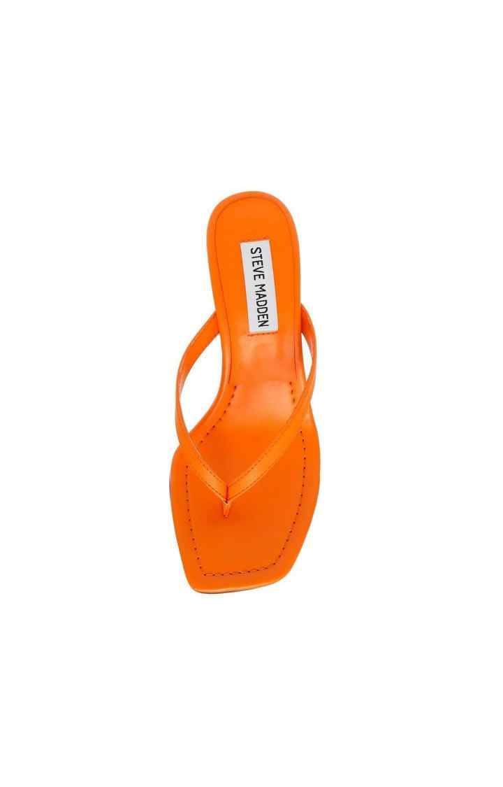 Azure Orange Heel Sandals
