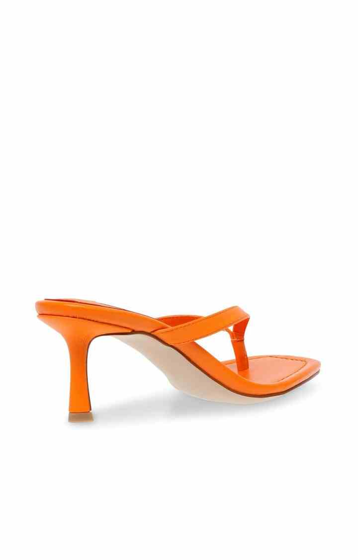 Azure Orange Heel Sandals