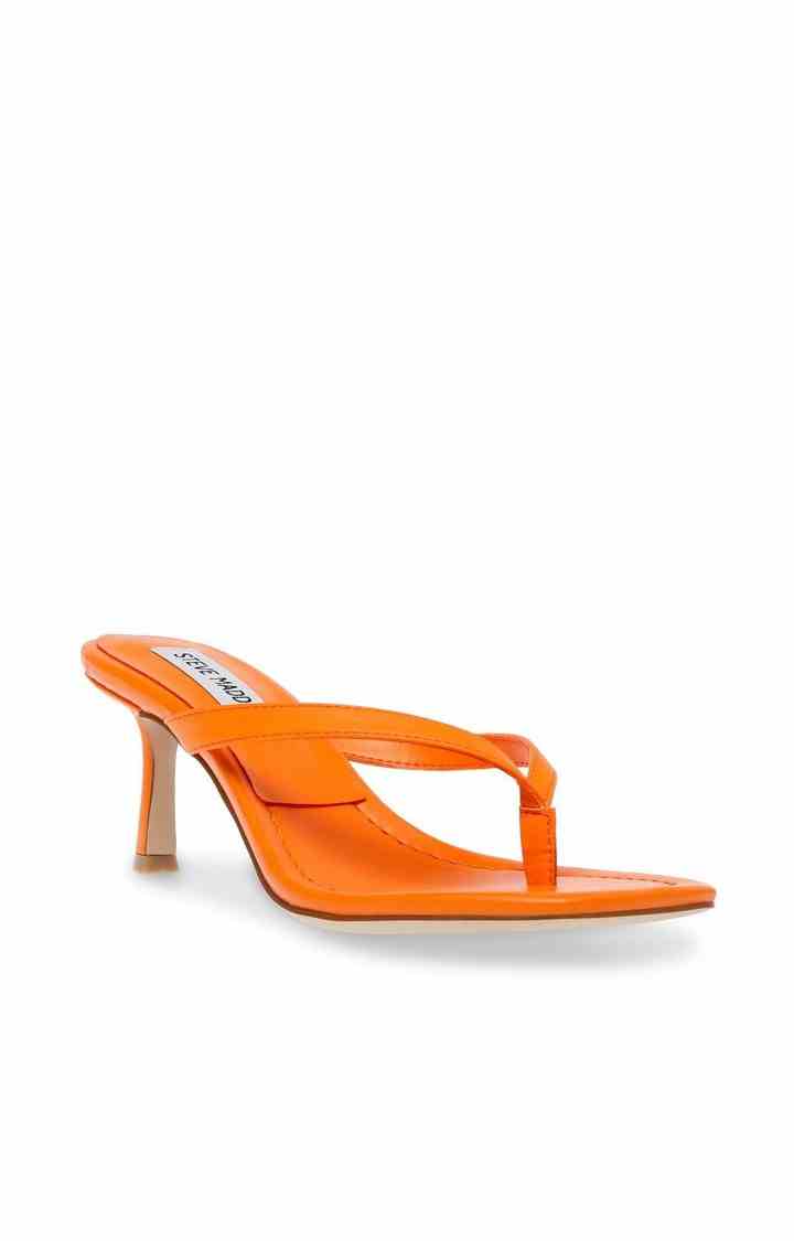 Azure Orange Heel Sandals
