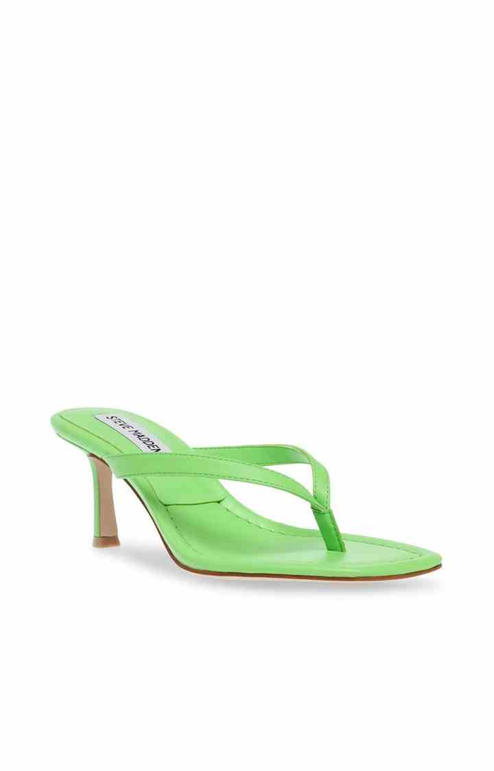 Azure Green Heel Sandals
