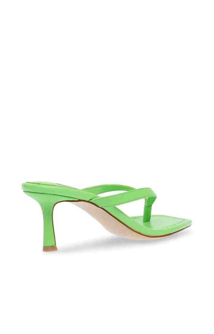 Azure Green Heel Sandals