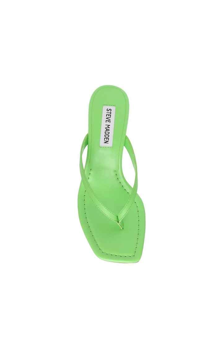 Azure Green Heel Sandals