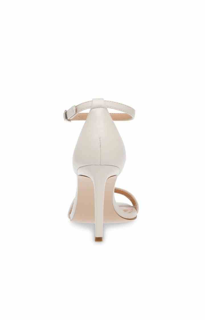 Jynelle White Heel Sandals