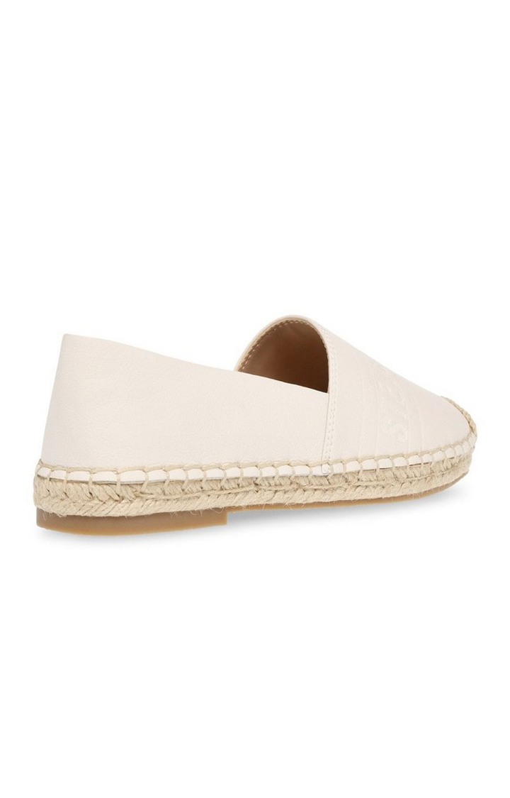 Waken White Closed Flats & Ballerinas