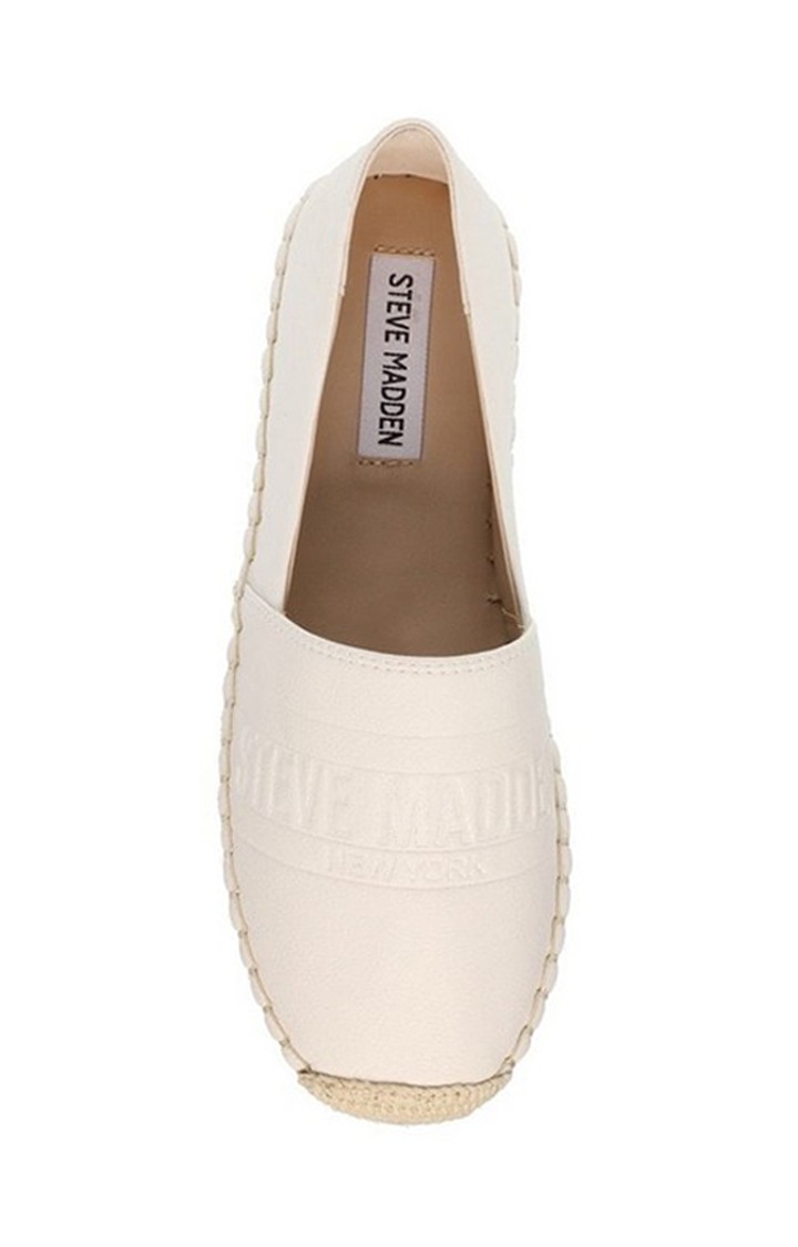Waken White Closed Flats & Ballerinas