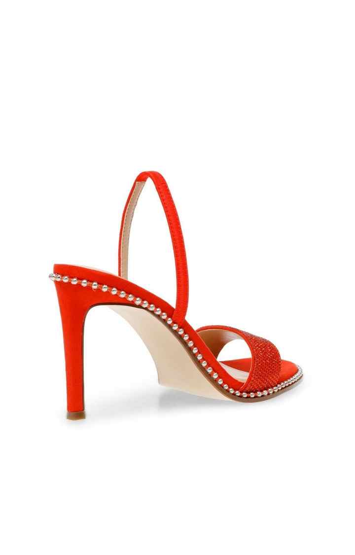 Jannis Red Heel Sandals