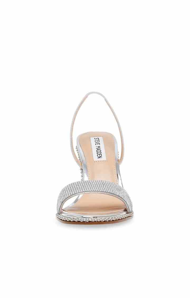 Jannis Silver Heel Sandals