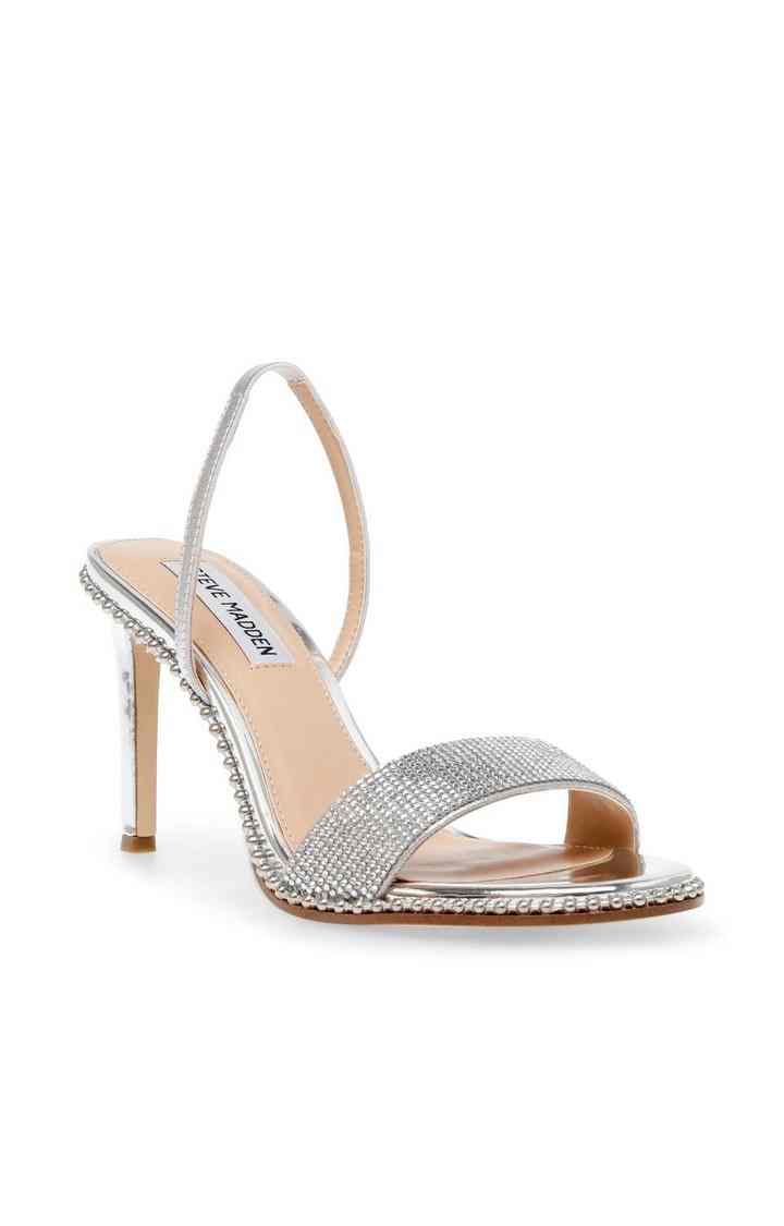Jannis Silver Heel Sandals