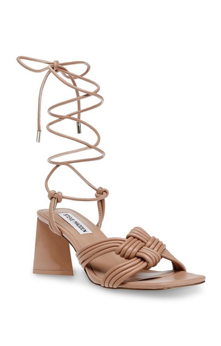 Miraya Natural Heel Sandals