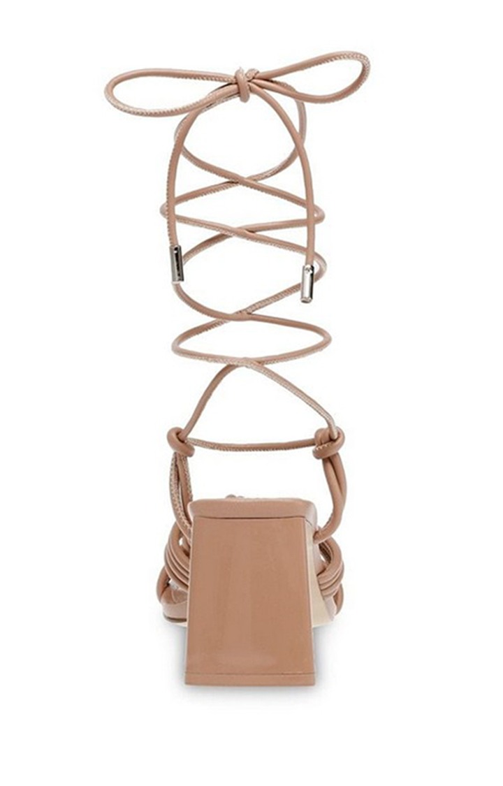 Miraya Natural Heel Sandals