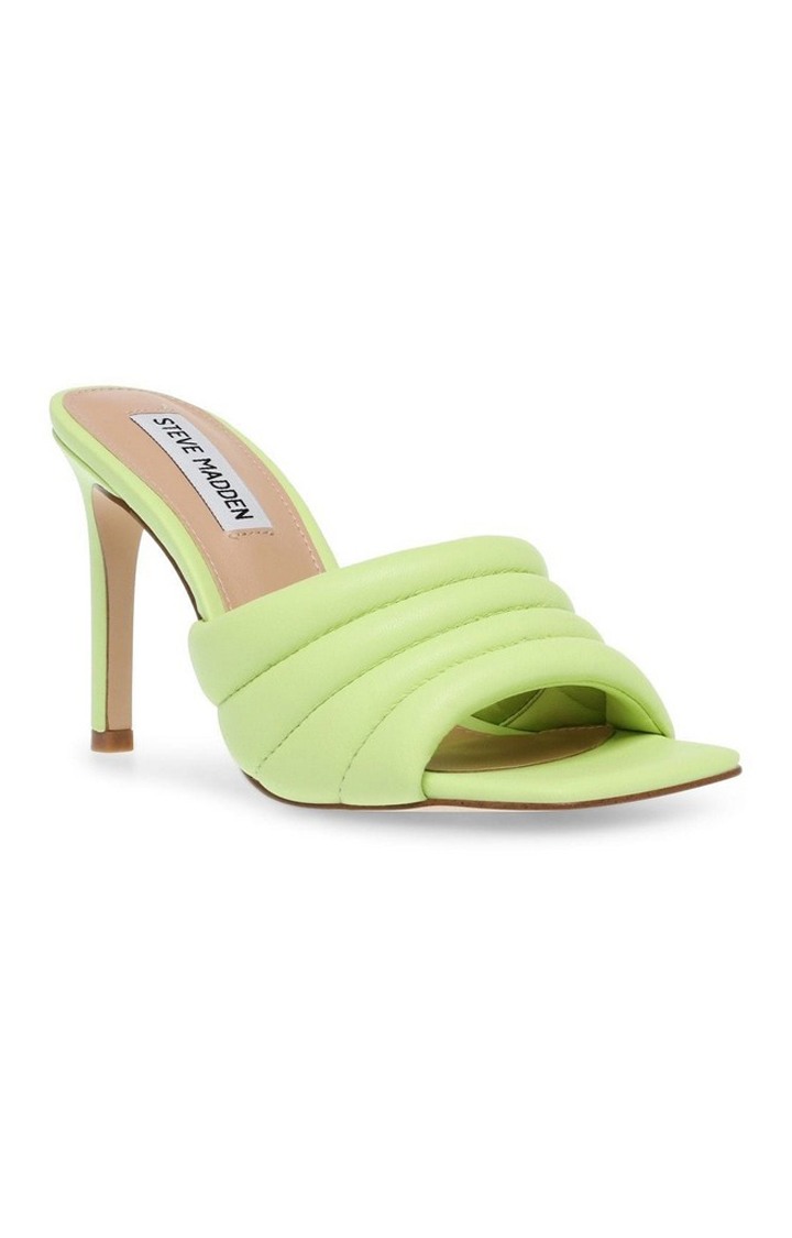 Tempt Yellow Heel Sandals