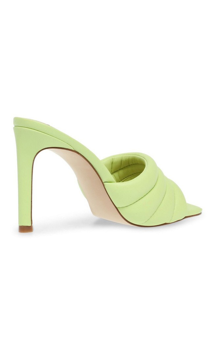 Tempt Yellow Heel Sandals