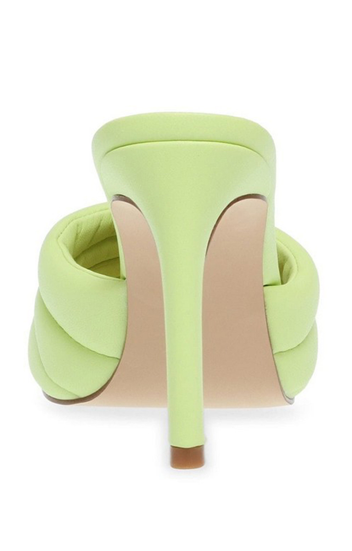 Tempt Yellow Heel Sandals