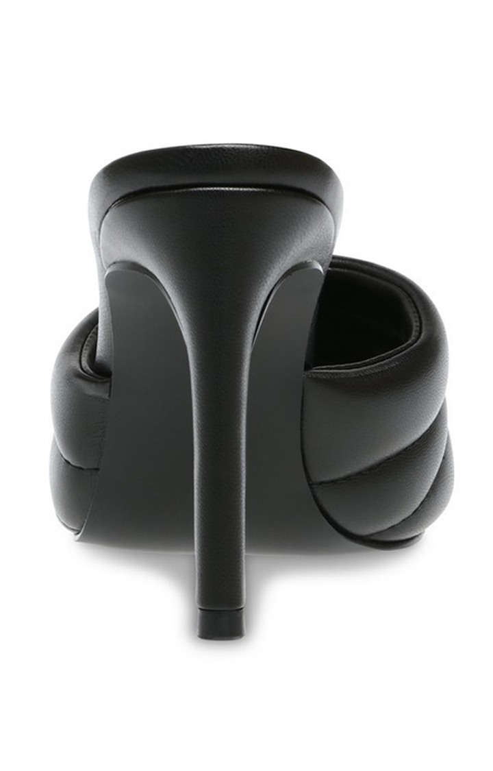 Tempt Black Heel Sandals