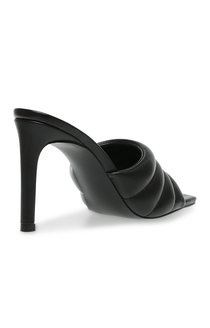 Tempt Black Heel Sandals