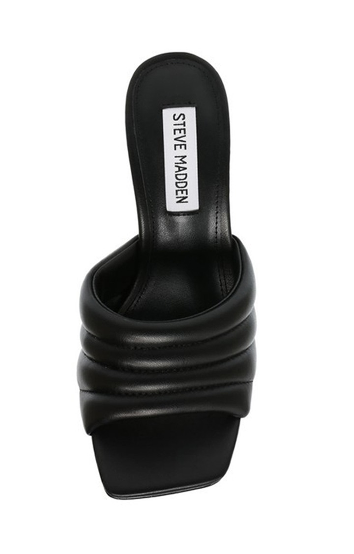 Tempt Black Heel Sandals