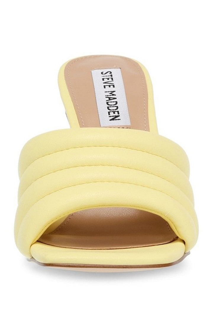 Tempt Yellow Heel Sandals