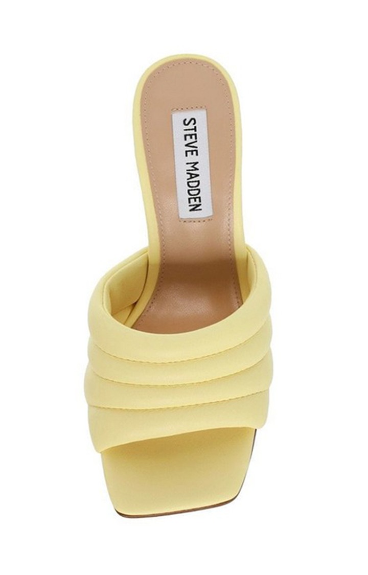 Tempt Yellow Heel Sandals