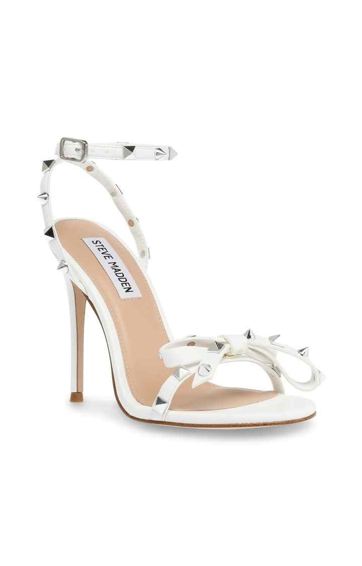 Bradshaw-A White Heel Sandals