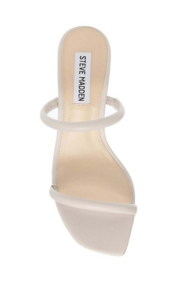 Zealed White Heel Sandals