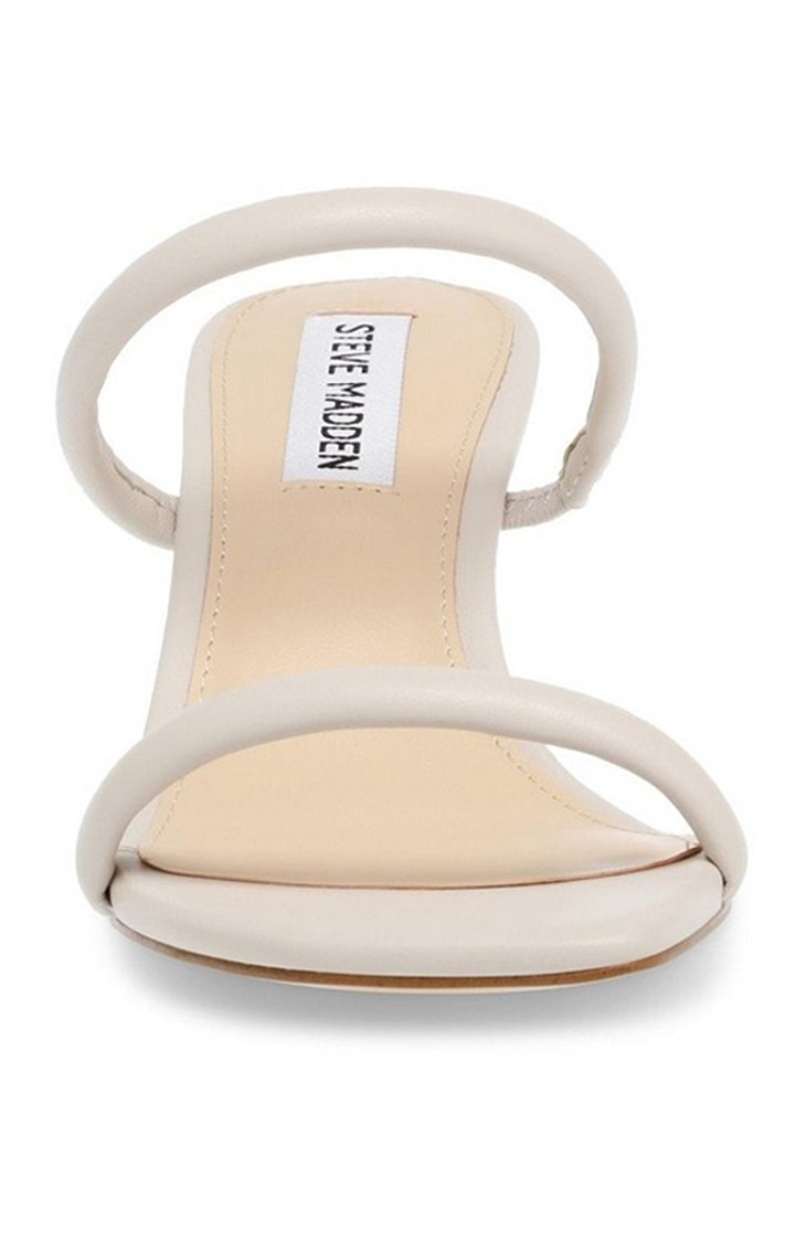 Zealed White Heel Sandals