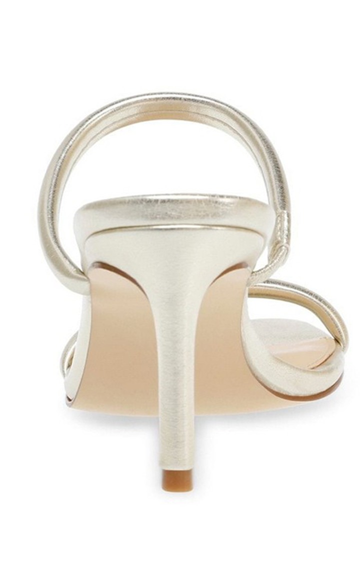 Zealed Gold Heel Sandals