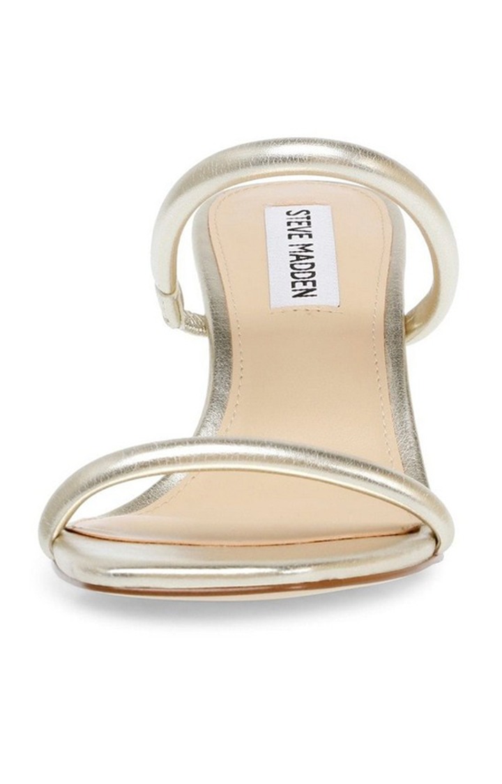 Zealed Gold Heel Sandals
