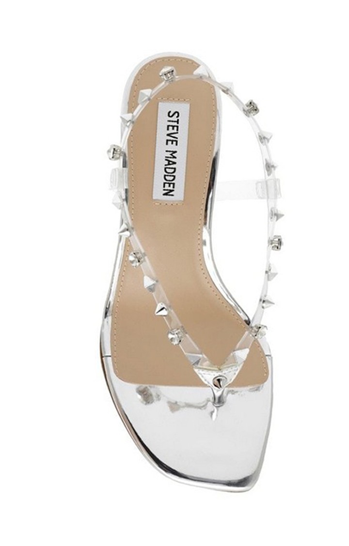 Zazzy-S Transparent Heel Sandals